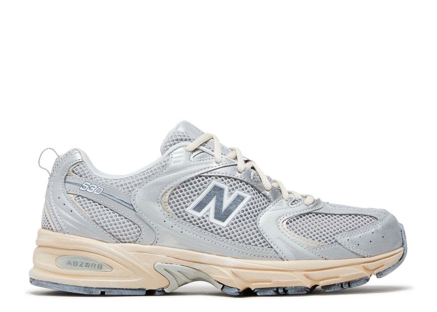 

Кроссовки New Balance 530 'Silver Moonbeam Distressed', белый