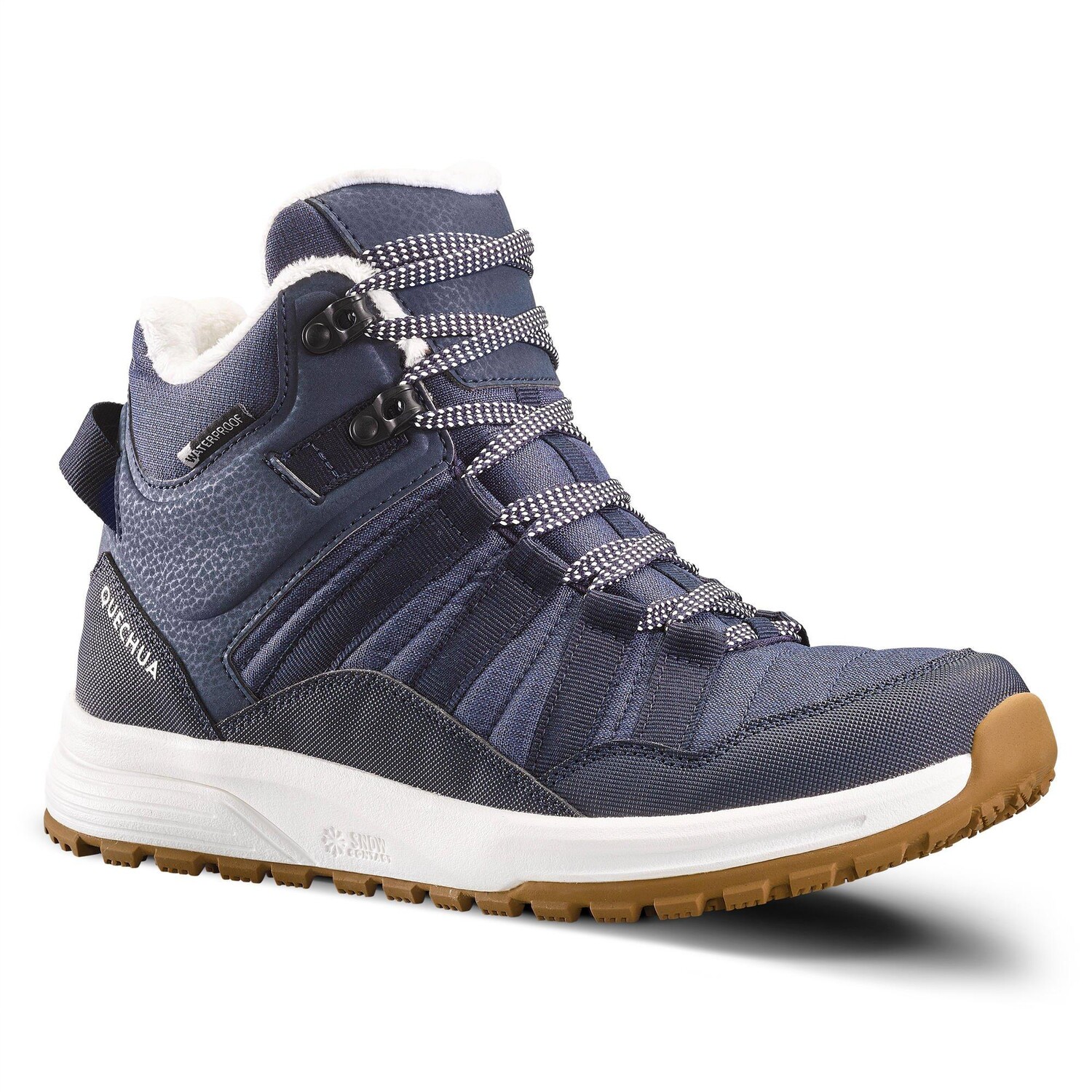 

Спортивные кроссовки Decathlon Warm Waterproofhiking Shoes - Sh500 Mid Quechua, черный