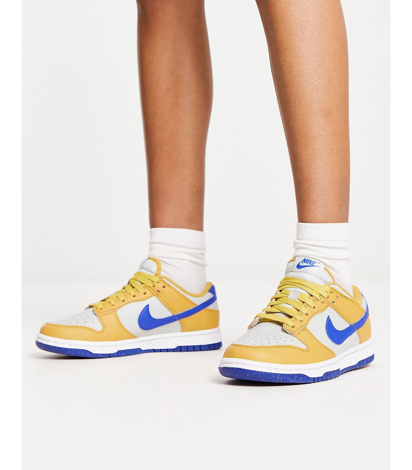 

Кроссовки Nike Dunk Next золотого и ярко-синего цветов, Синий