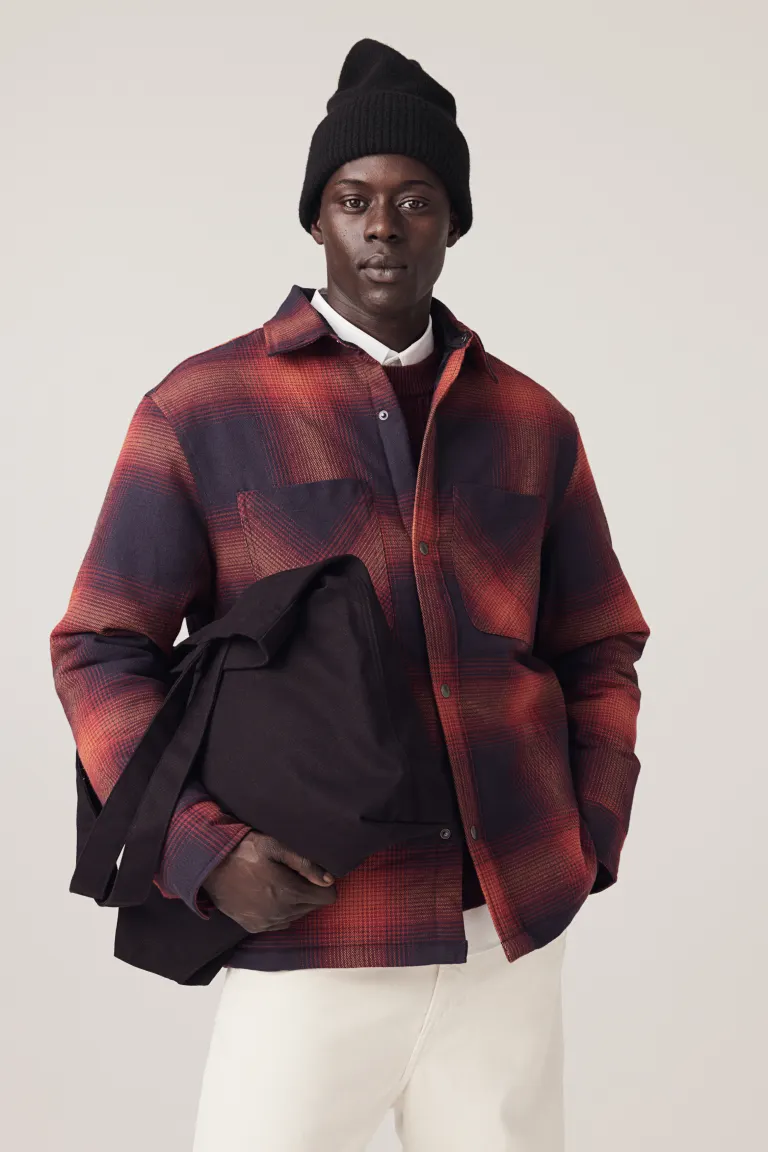 

Шапка с эластичной вязкой H&M, черный