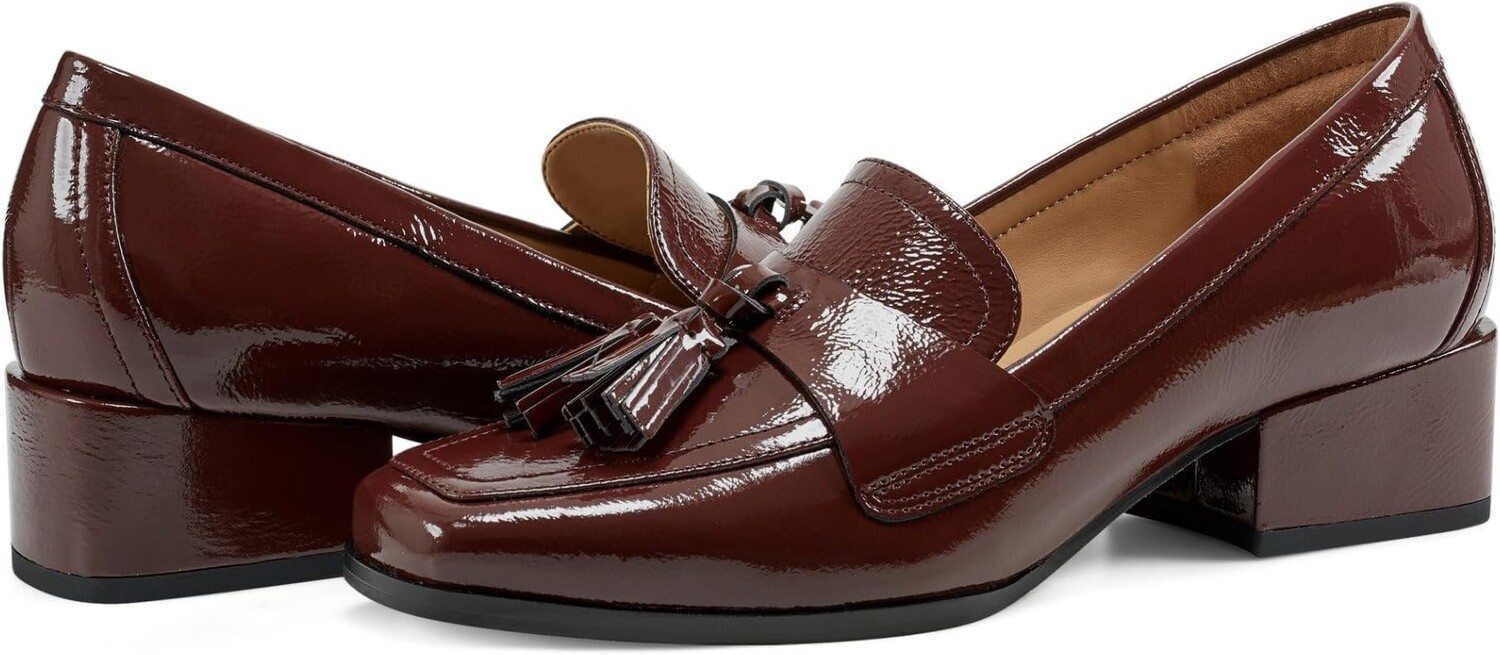 Лоферы Drew Easy Spirit, цвет Dark Red Patent Leather