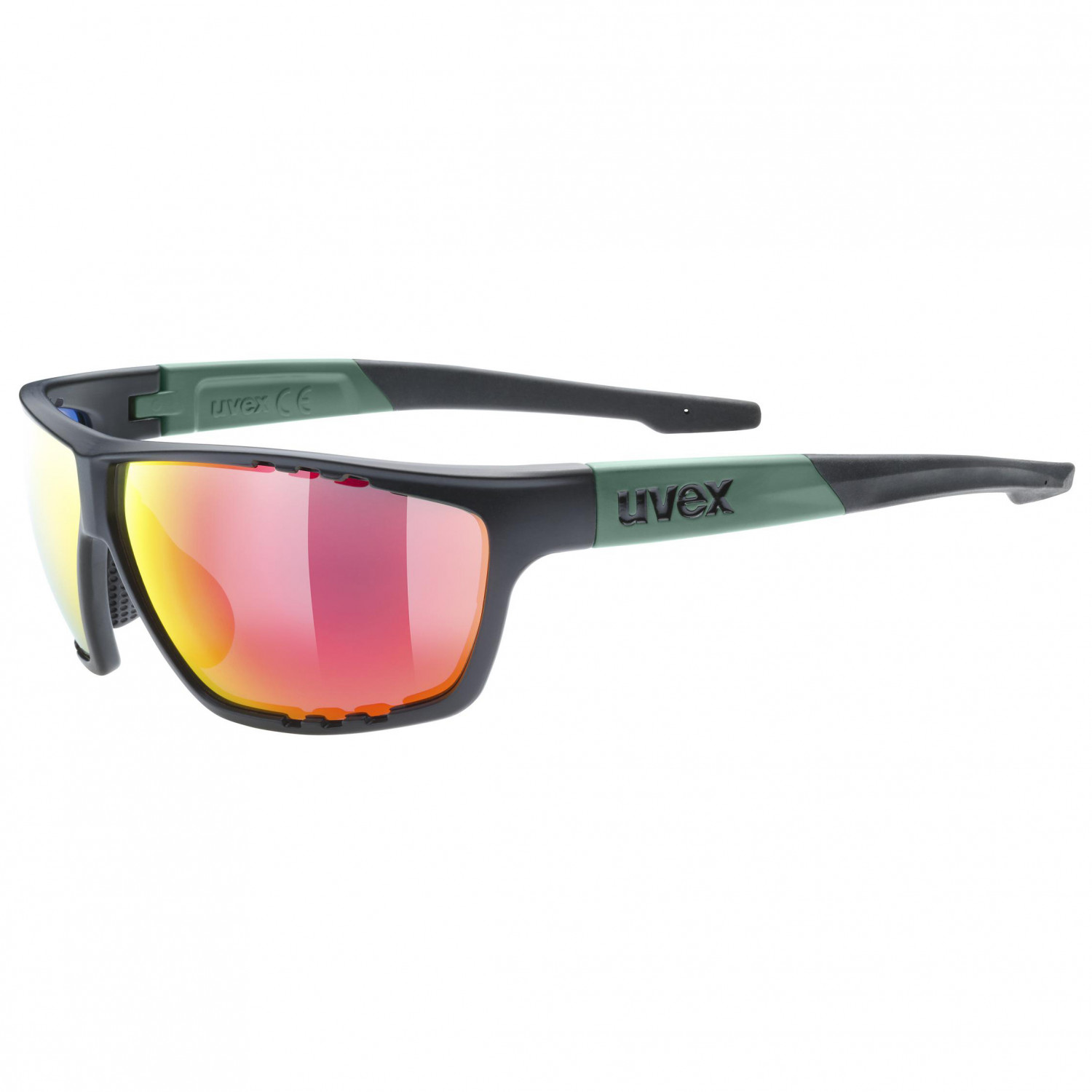 Солнцезащитные очки Uvex Sportstyle 706 Mirror Cat 3, цвет Black Moss Mat