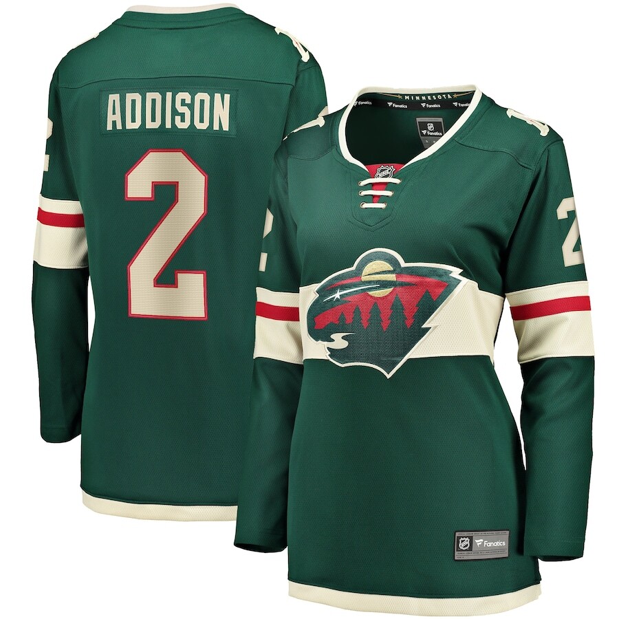 

Джерси Fanatics Branded Minnesota Wild, зеленый