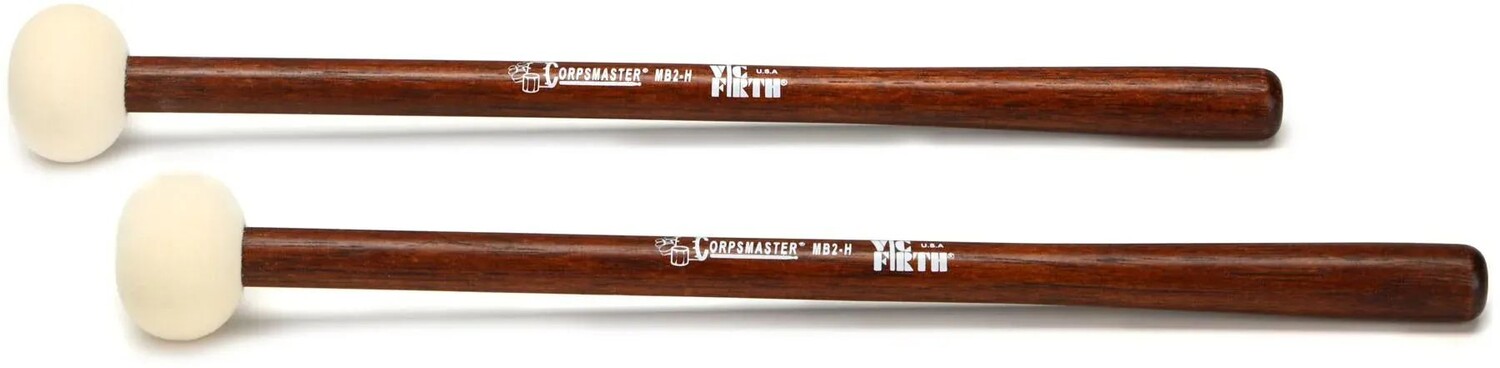 

Vic Firth Corpsmaster Mallets для бас-барабана - средняя пластика - твердая
