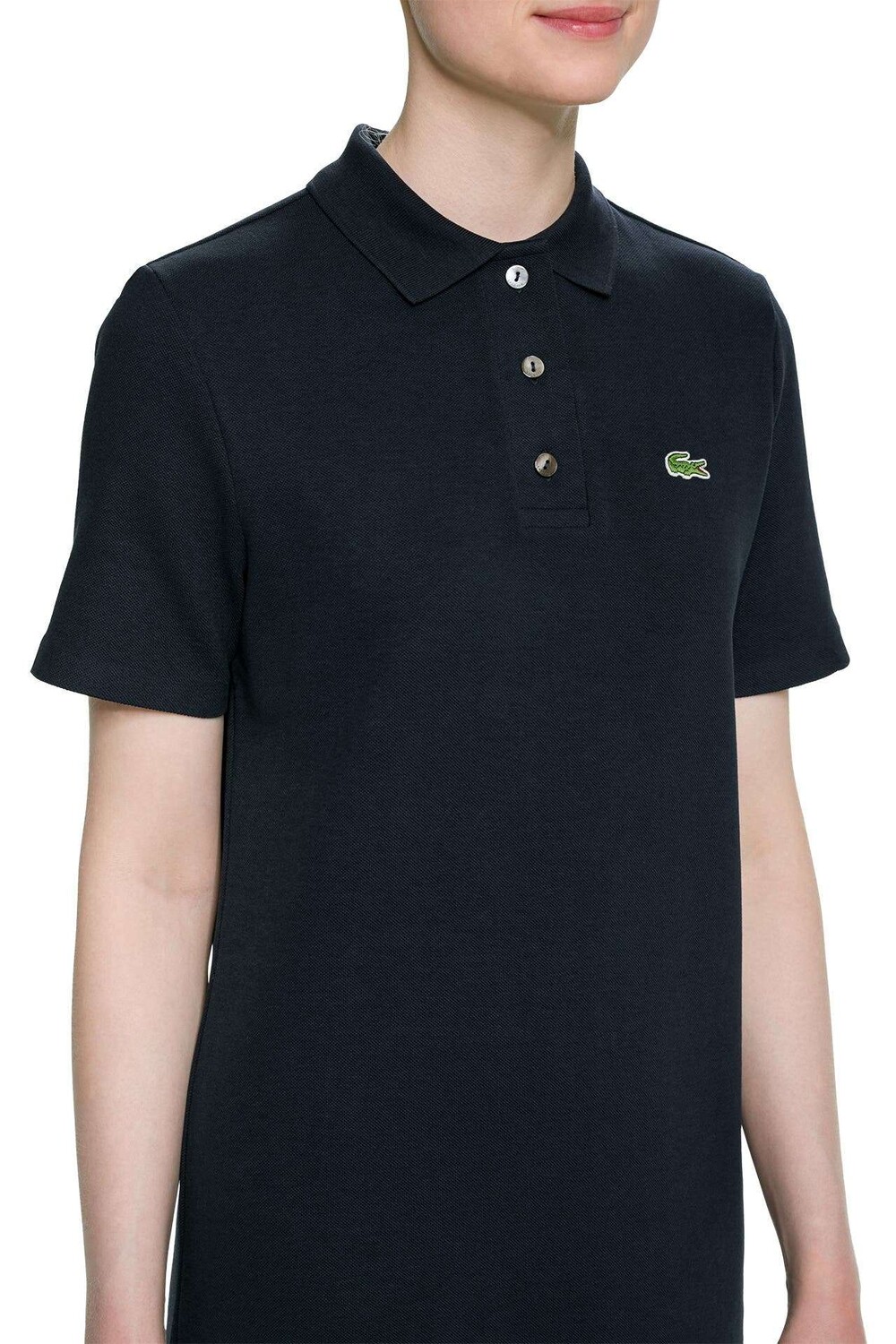

Платье-поло темно-синего цвета Lacoste