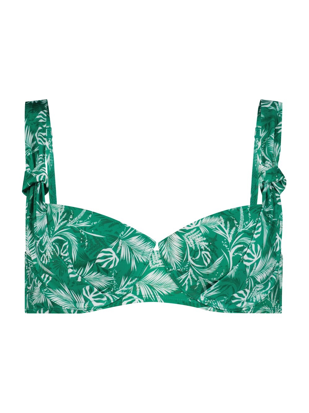 

Бюстгальтер-балконет Верх бикини Hunkemöller Bermuda, зеленый