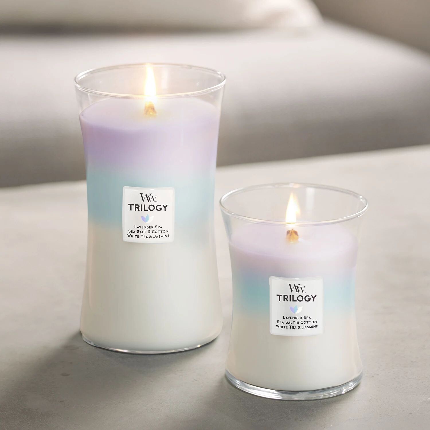 

WoodWick Calming Retreat Trilogy Средняя свеча «Песочные часы»