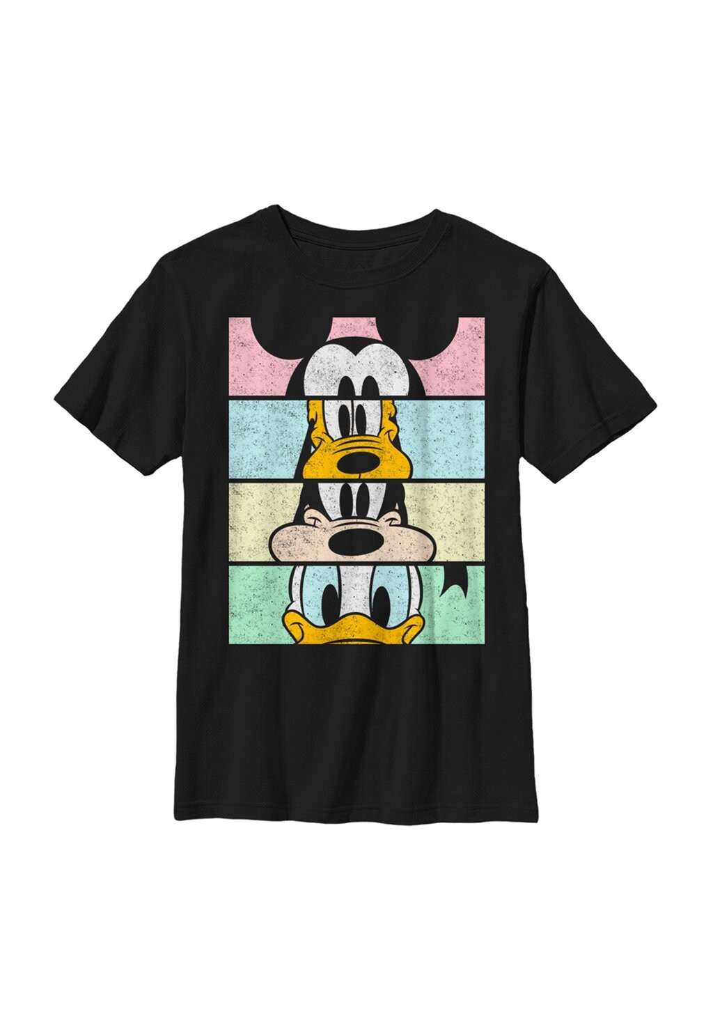 Футболка с принтом Mickey Classic Crew Crop Disney, черный