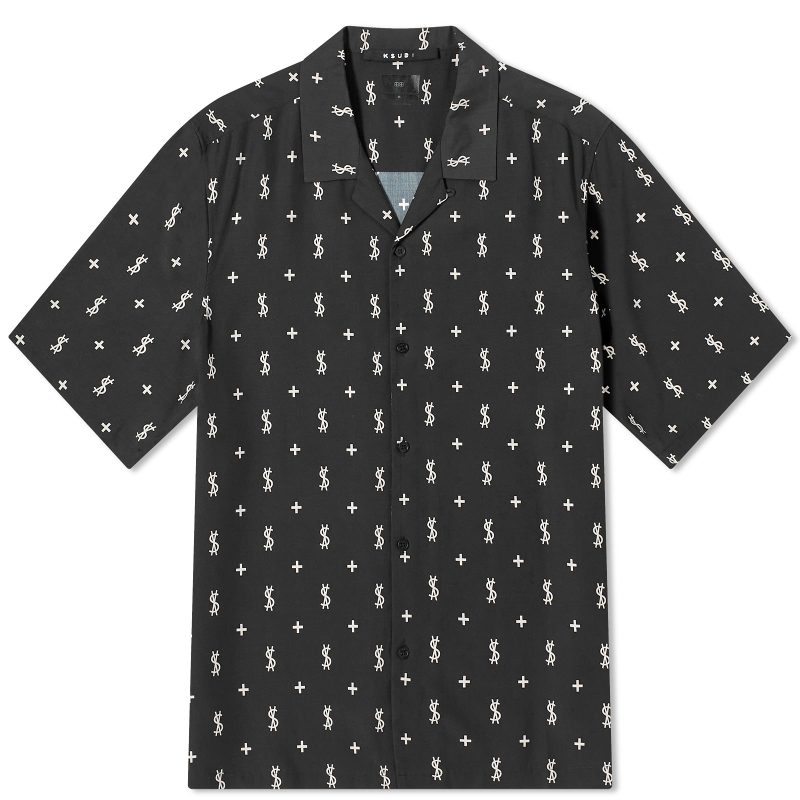 рубашка officine generale eren bubble print vacation shirt Рубашка Ksubi Allstar Vacation, черный