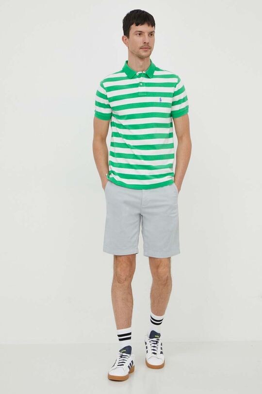 

Хлопковое поло Polo Ralph Lauren, зеленый