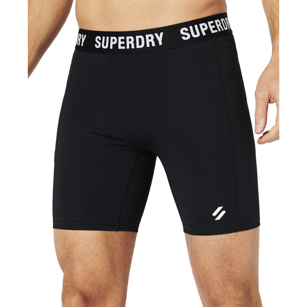 Тайтсы Superdry Core Tight Shorts, черный