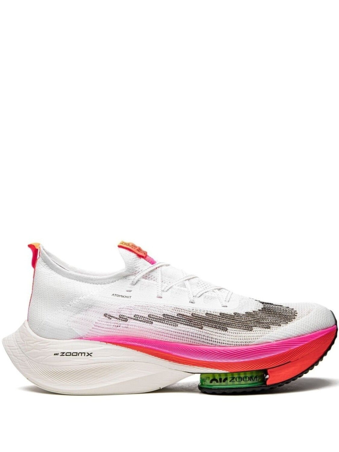 

Кроссовки Nike Air Zoom Alphafly Next % FK, белый/розовый/оранжевый