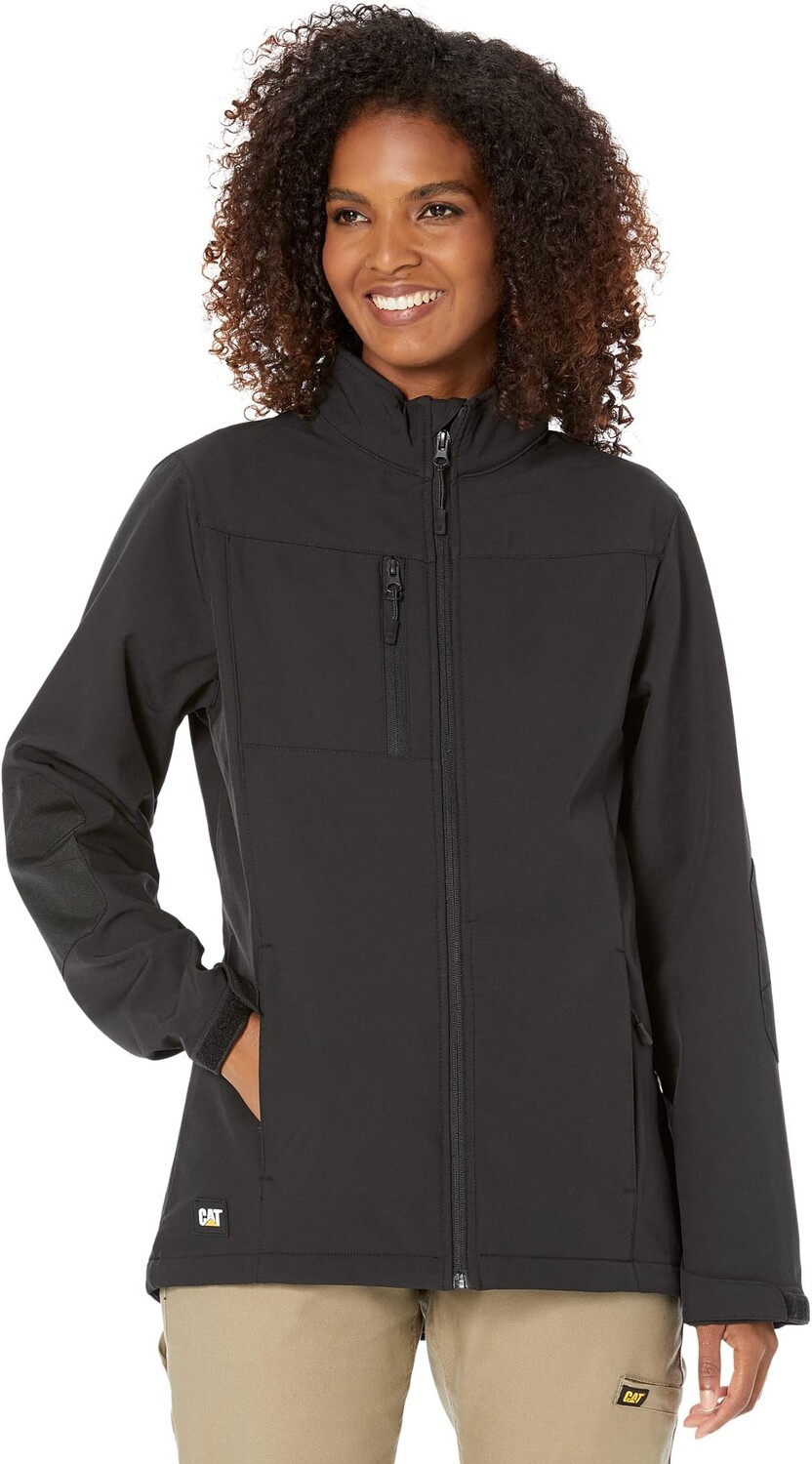 

Куртка Grid Fleece Bonded Softshell Jacket Caterpillar, черный