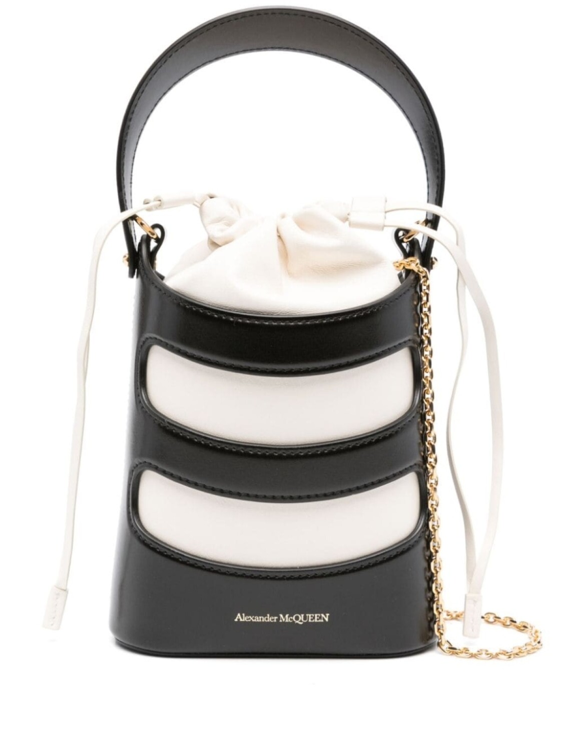 

Alexander McQueen мини-сумка-ведро Rise, черный