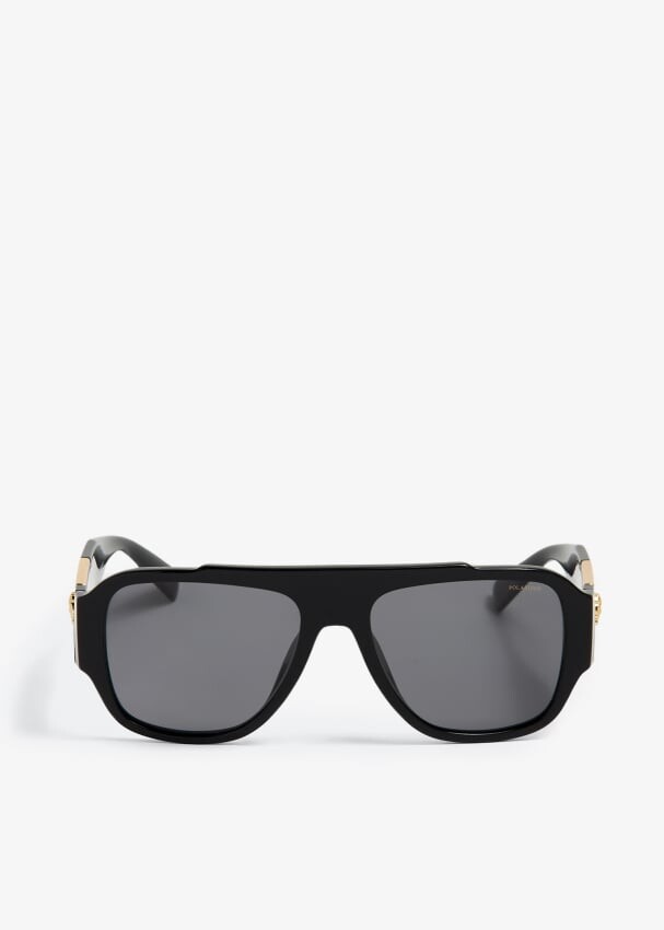 

Солнцезащитные очки Versace Macy'S Aviator, черный