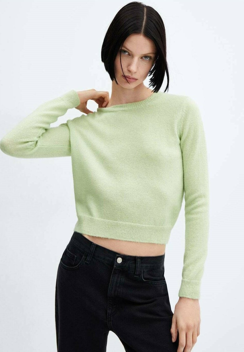 

Свитер Leviosa Mango, цвет pastel green