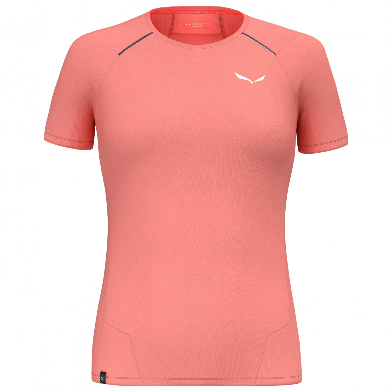 

Функциональная рубашка Salewa Women's Pedroc Dry Hybrid T Shirt, цвет Lantana Pink
