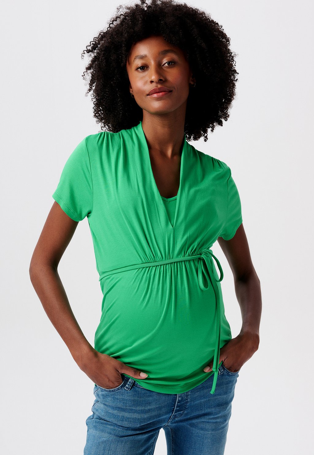 Базовая футболка STILL Esprit Maternity, зеленый