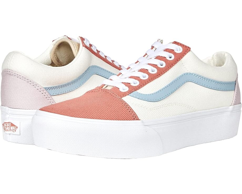 

Кроссовки Vans Old Skool Platform, цвет Pastel Block/True White