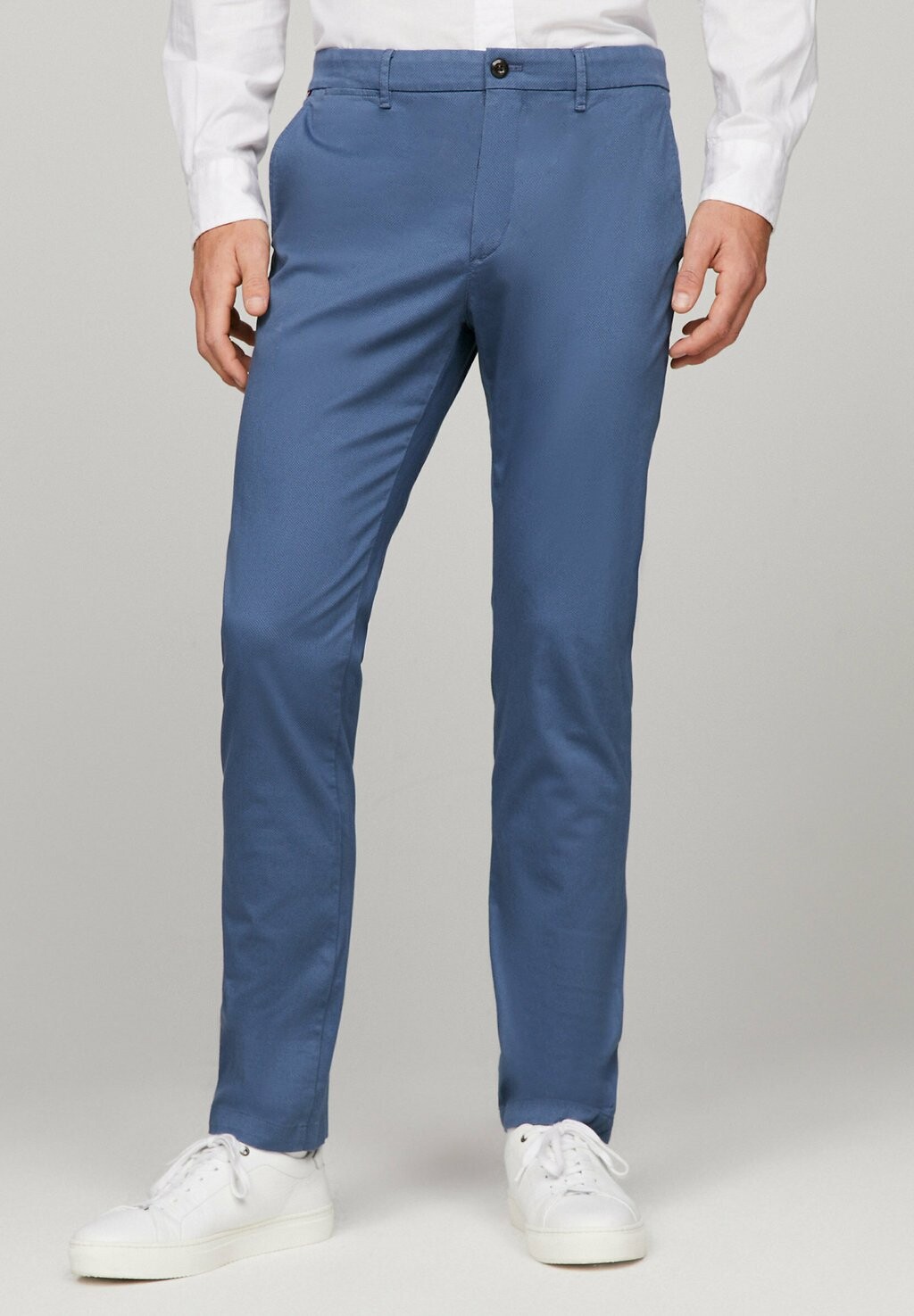 

Чино BLEECKER SLIM FIT Tommy Hilfiger, цвет aegean sea