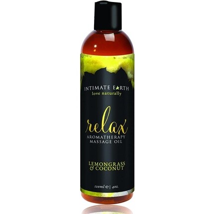 

Intimate Earth Organics Relax Ароматерапевтическое массажное масло Лемонграсс и Кокос 120мл Intimate Organics