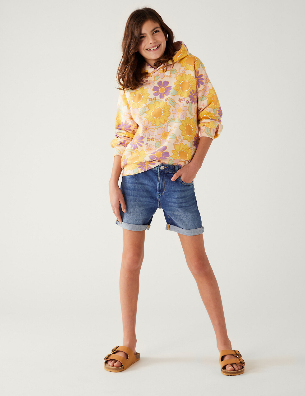 

Джинсовые шорты (6–16 лет) Marks & Spencer, деним