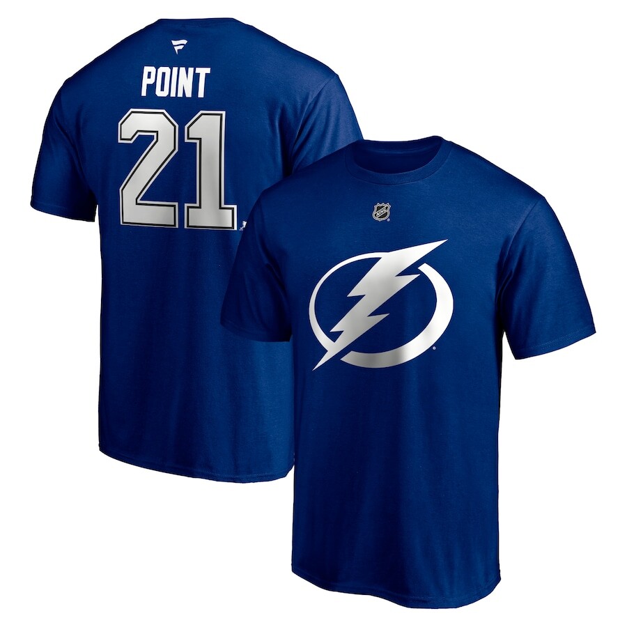 

Футболка с коротким рукавом Fanatics Branded Tampa Bay Lightning, синий