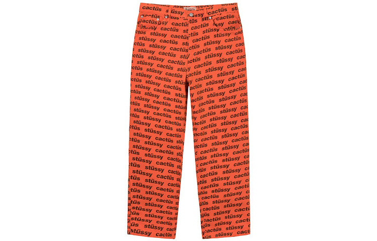 

Джинсы X CPFM унисекс оранжевые Stussy, оранжевый