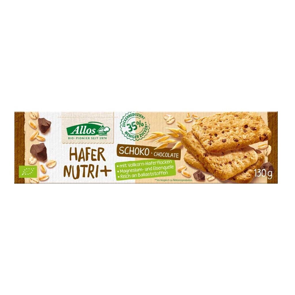 

Allos Oat Nutri + Бисквит Шоколад - Органический - 130г