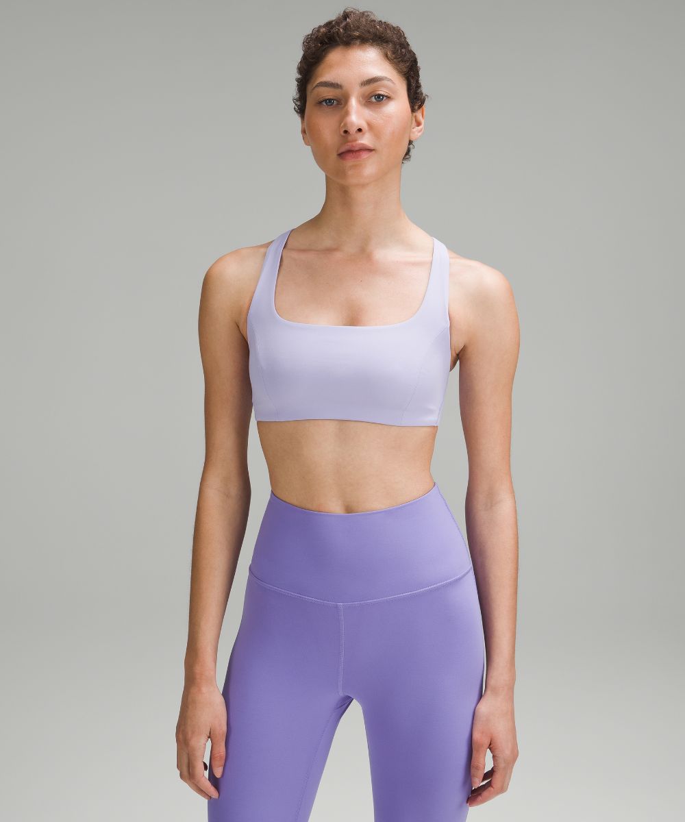 

Бюстгальтер для йоги SmoothCover Lululemon, сиреневый