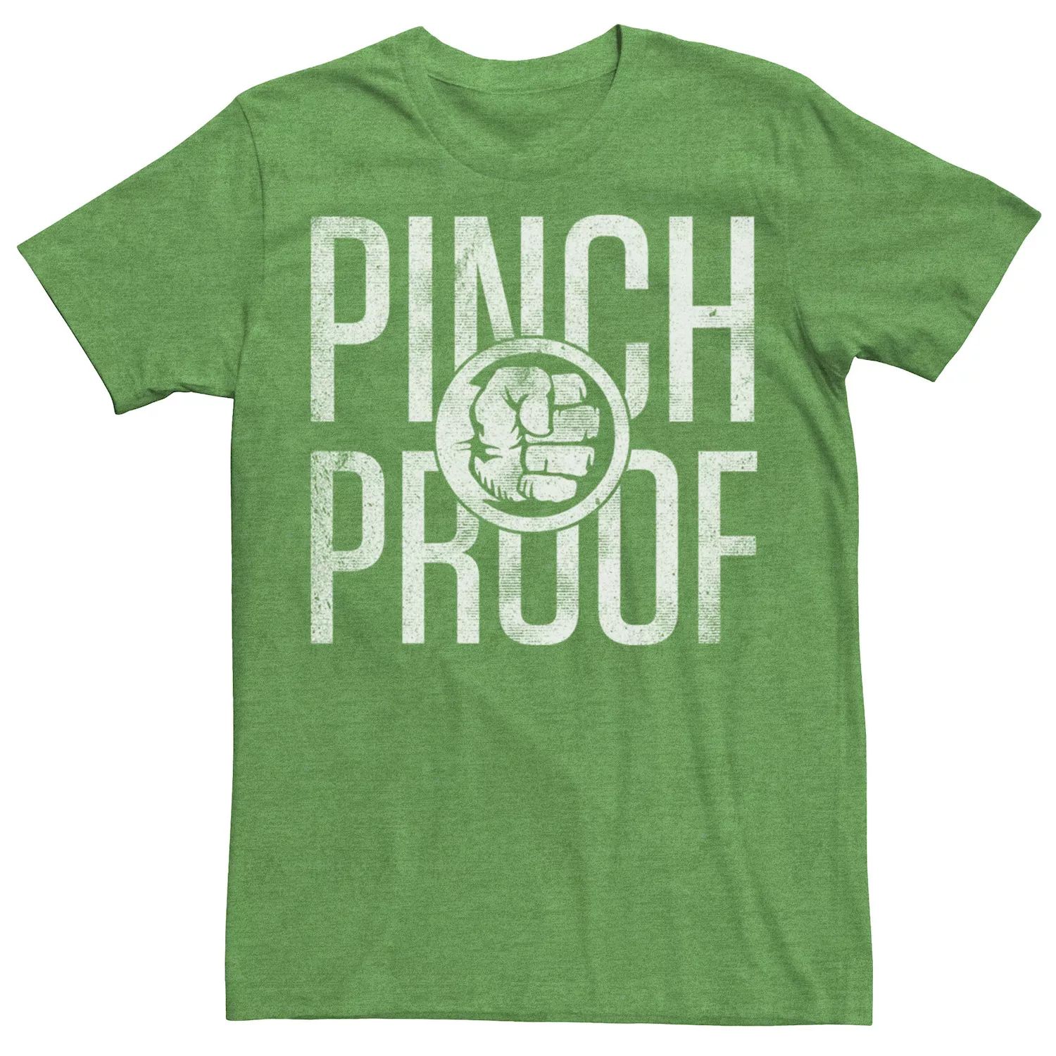 Мужская футболка с рисунком Hulk Pinch Proof ко Дню Святого Патрика Marvel мужская футболка с надписью hulk lucky ко дню святого патрика marvel