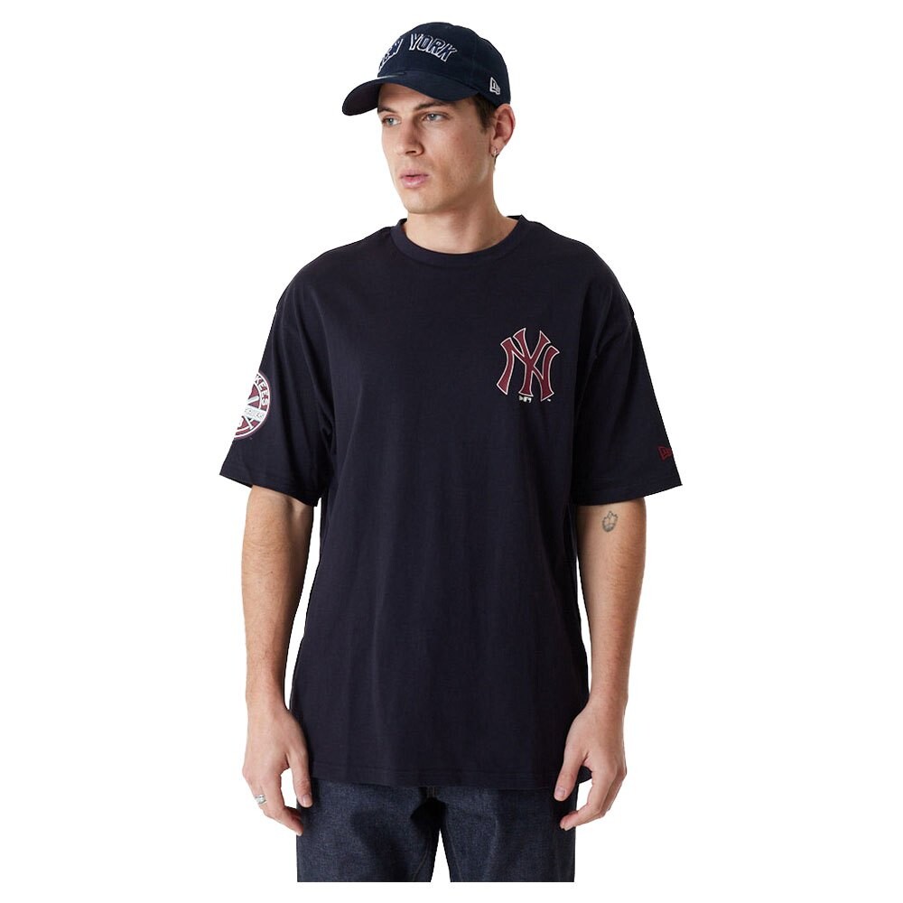 

Футболка с коротким рукавом New Era MLB Large Logo OS New York Yankees, черный