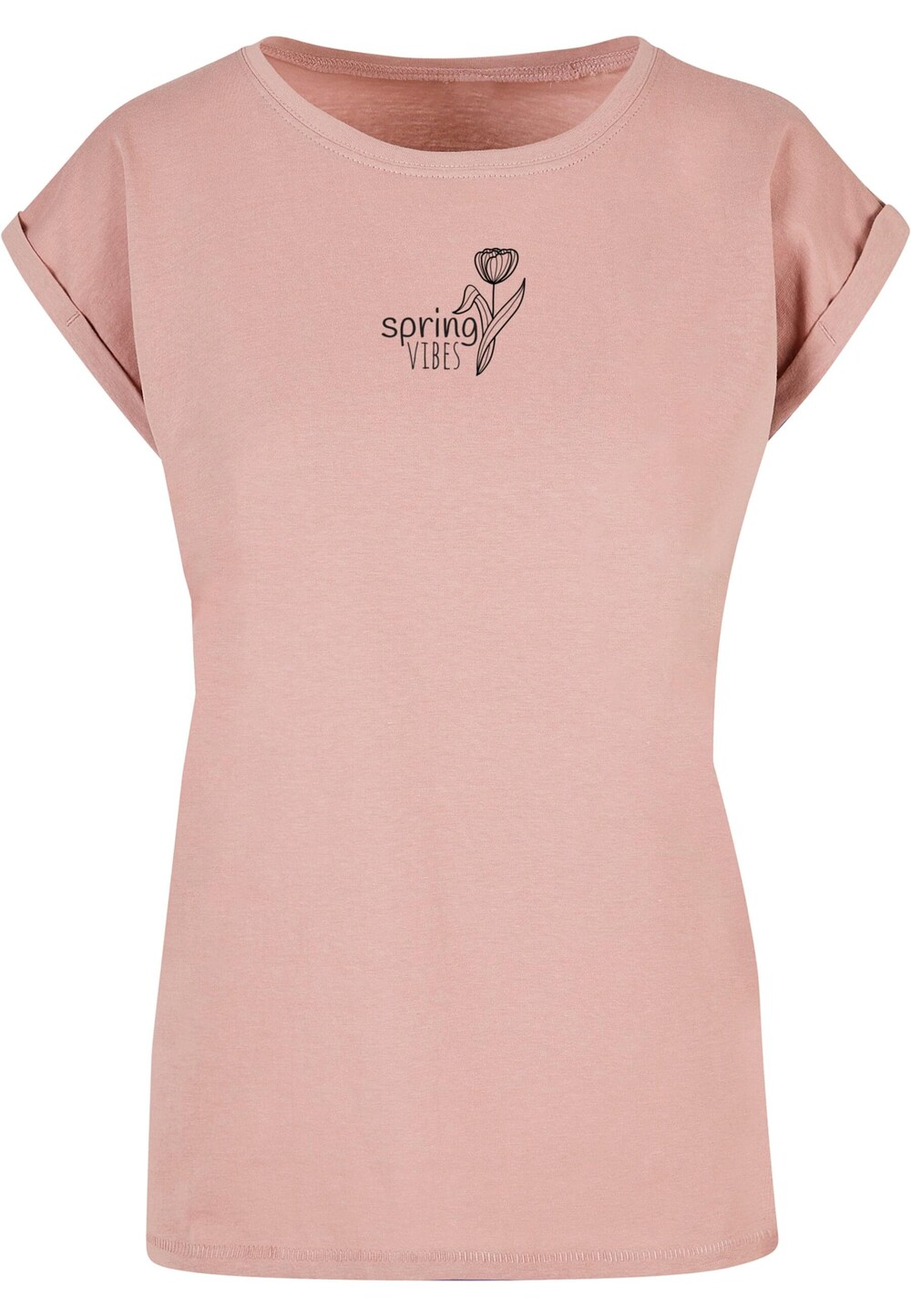 Рубашка Merchcode Spring - Vibes, темно-розовый