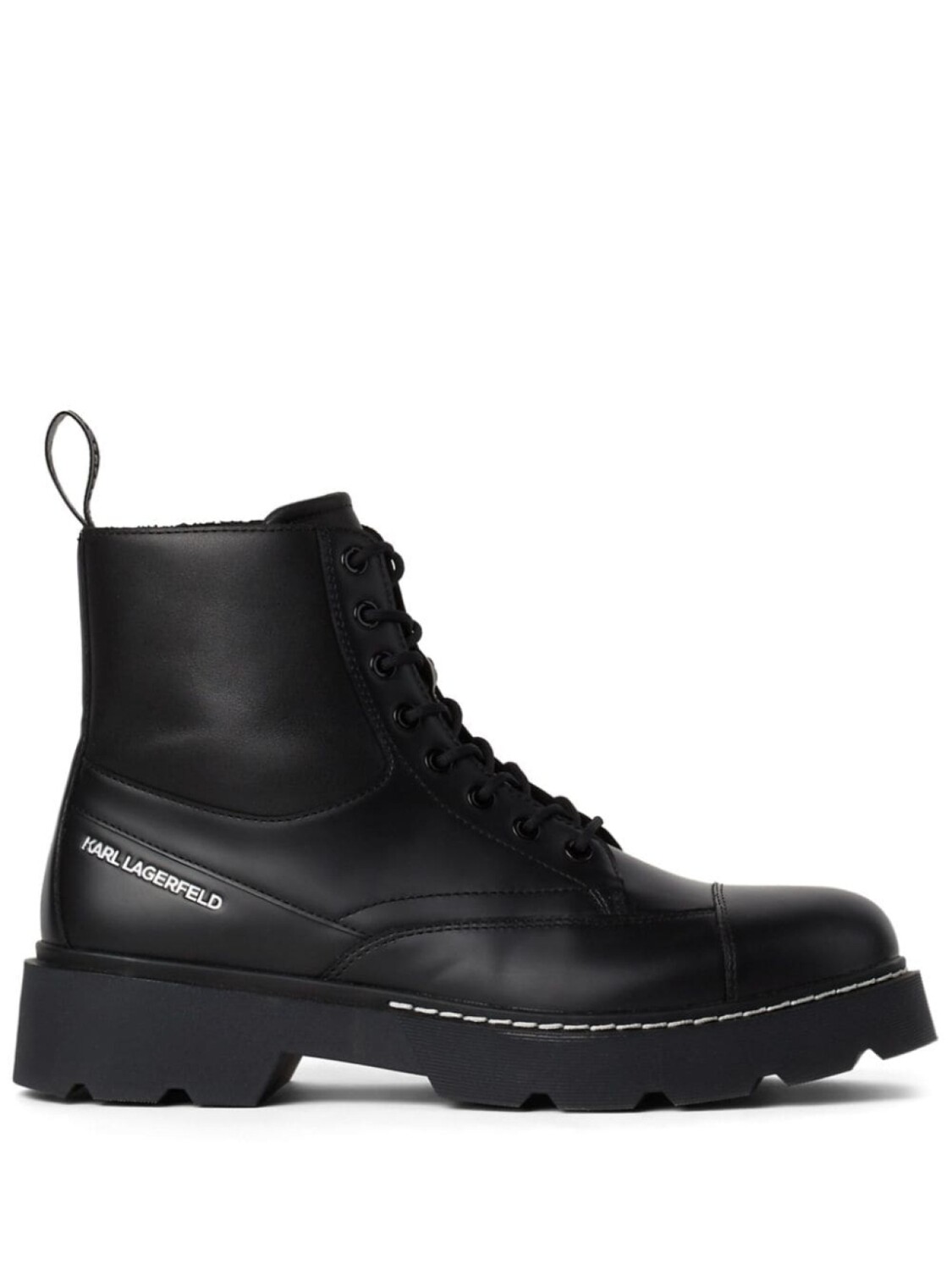 

Karl Lagerfeld кожаные ботинки, черный