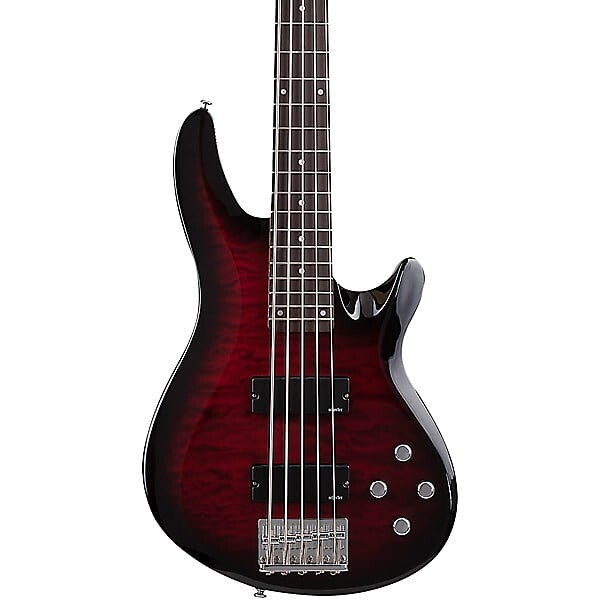 Басс гитара Schecter C-5 Plus, See Through Cherry Burst