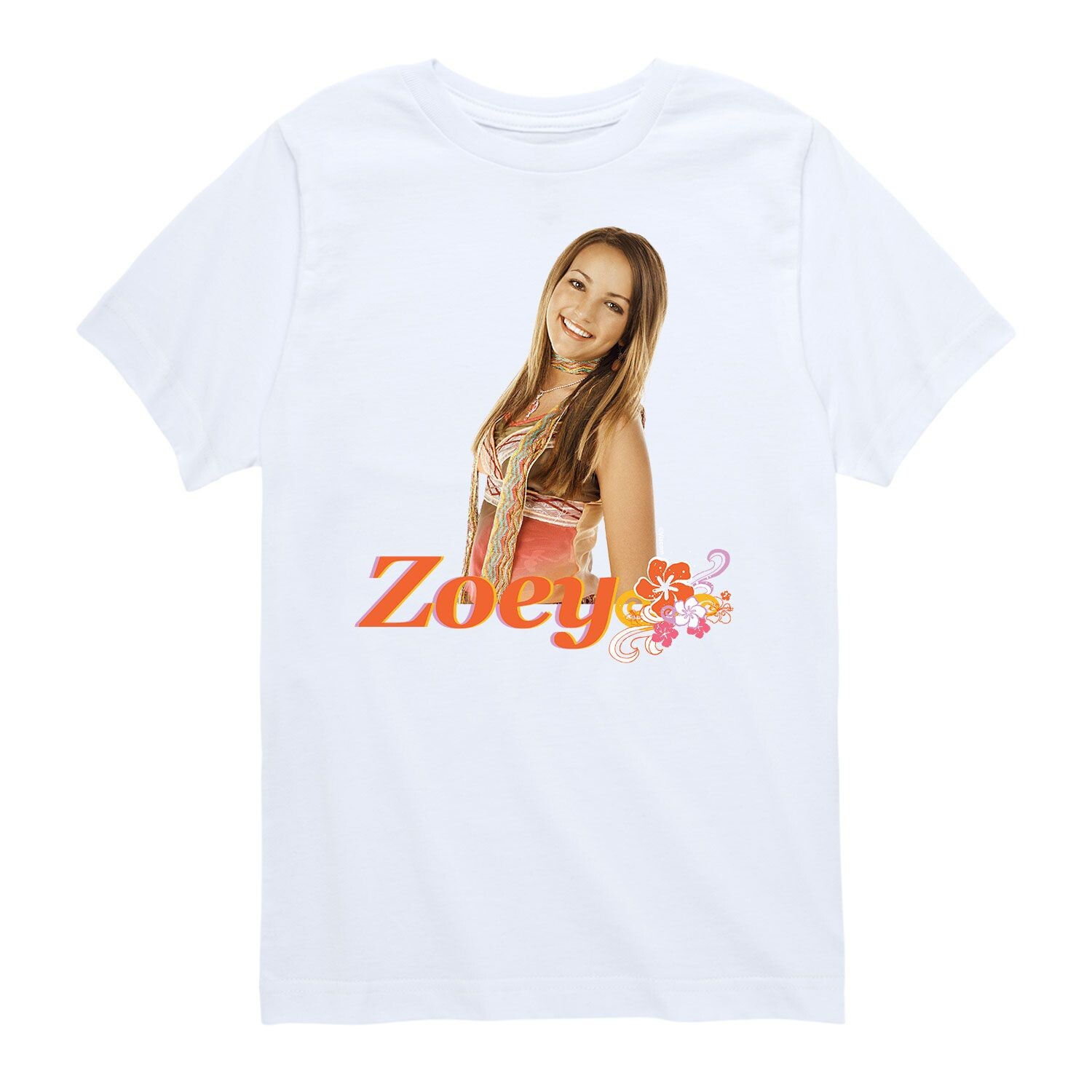 

Футболка Nickelodeon Zoey 101 для мальчиков 8–20 лет Licensed Character, белый