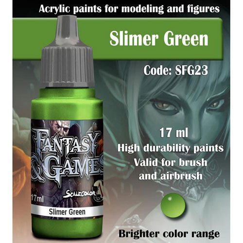 

Миниатюра Scale 75 USA Fantasy & Games Paint: Slimer Green (17ml)