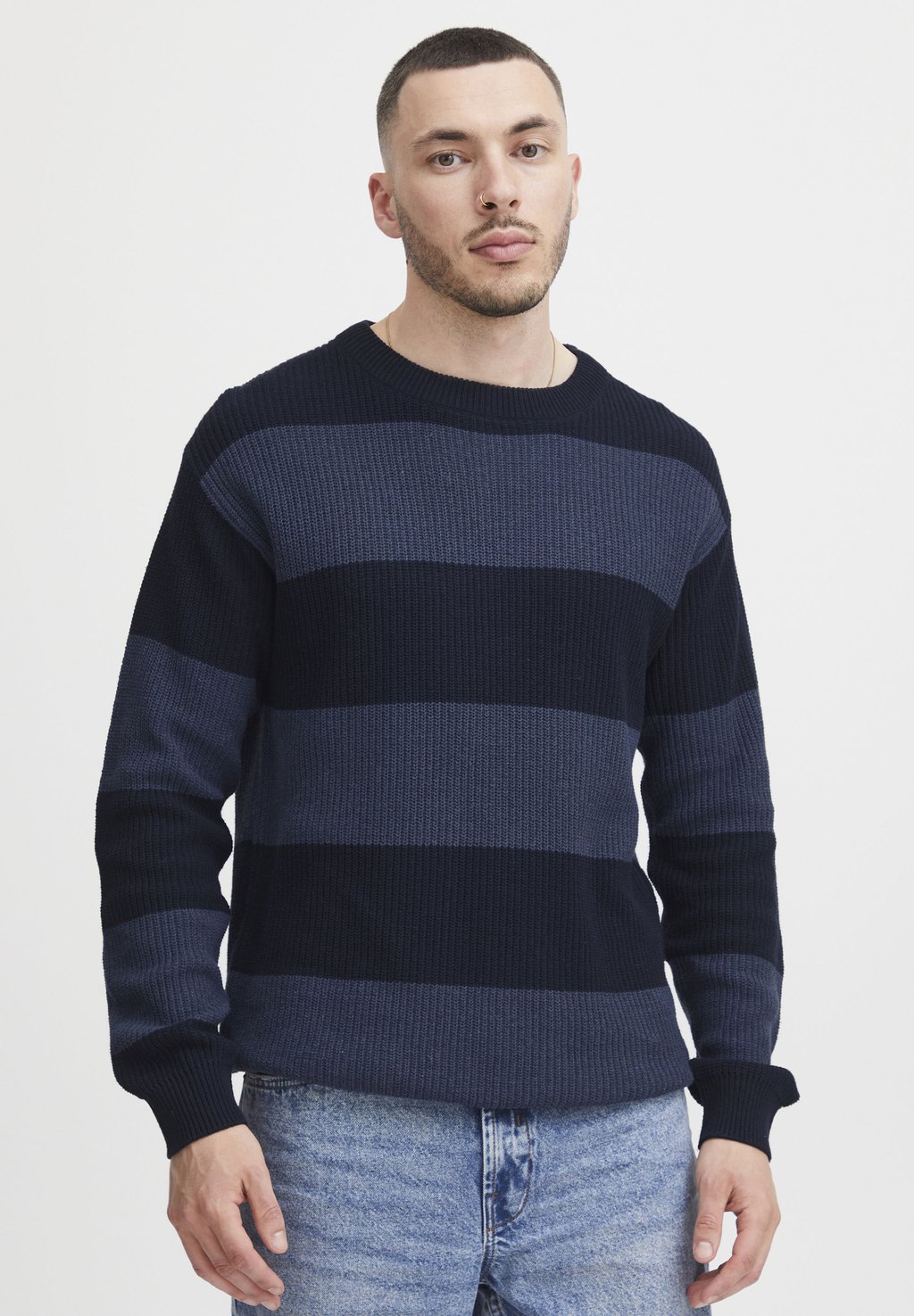 Вязаный свитер Solid, цвет insignia blue