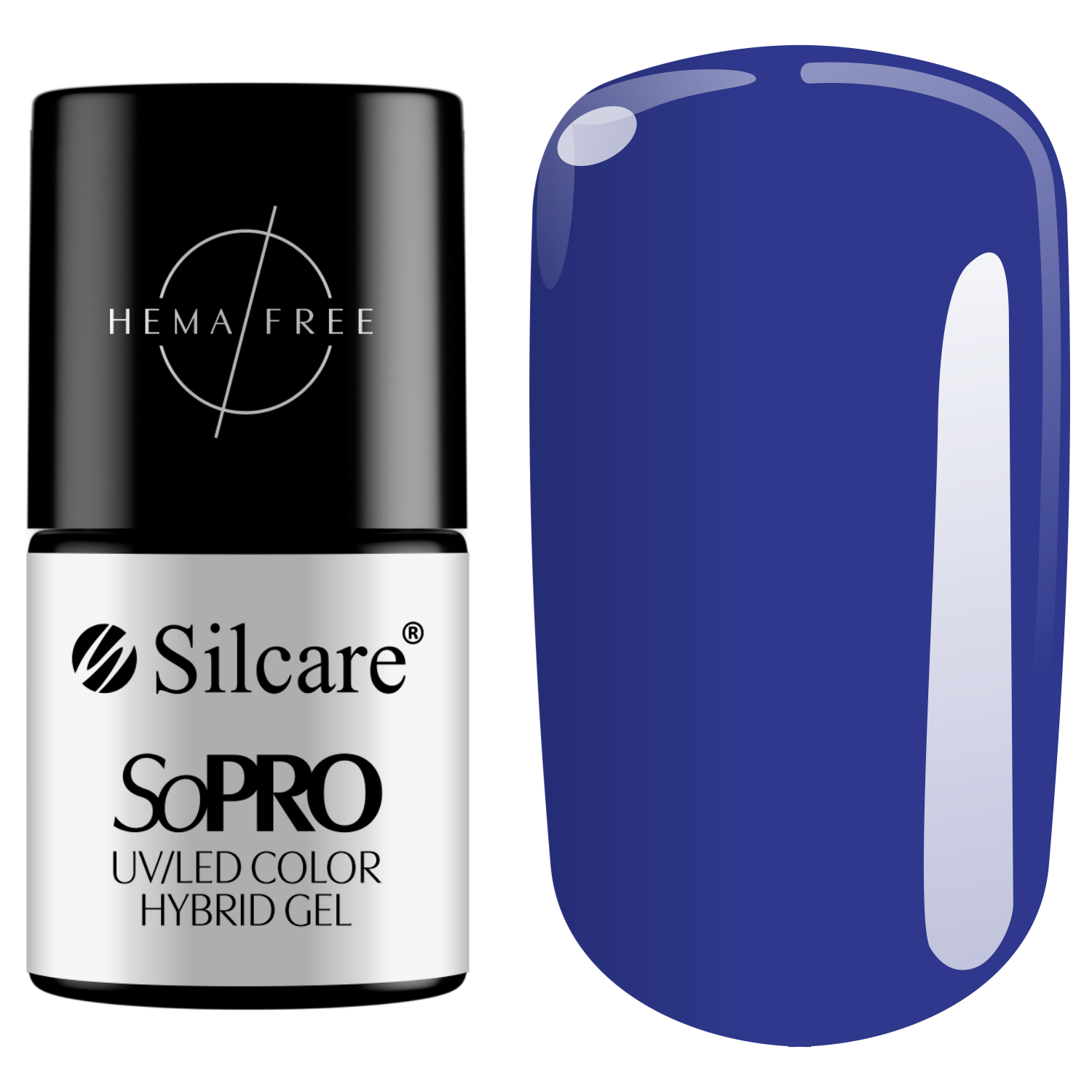Гибридный лак для ногтей 018 Silcare Sopro Rich Color, 7 гр