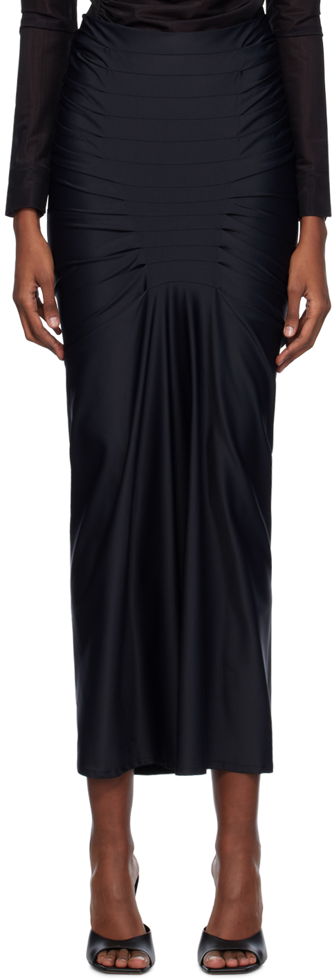 Черная длинная юбка Melia Gauge81