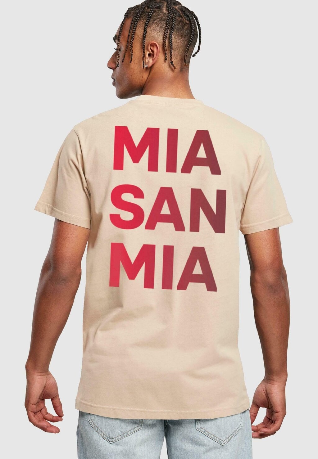 

Футболка с принтом BOLD GR ROUND NECK FC Bayern München, цвет sand