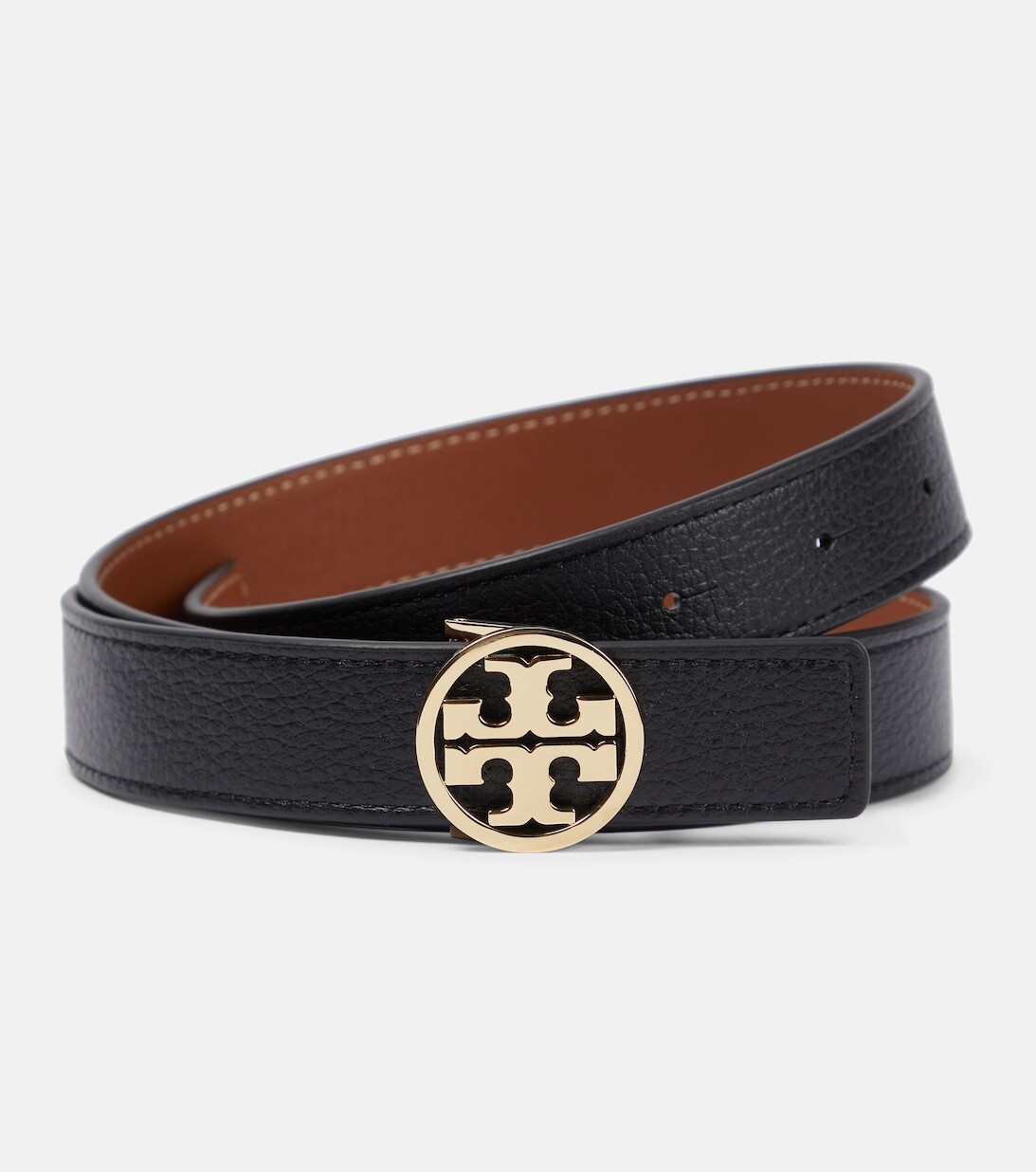 

Двусторонний кожаный ремень Miller Tory Burch, разноцветный