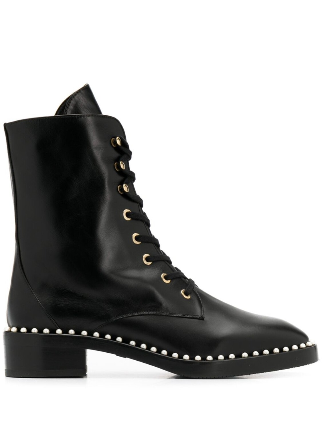 

Stuart Weitzman ботинки Sondra с искусственным жемчугом, черный