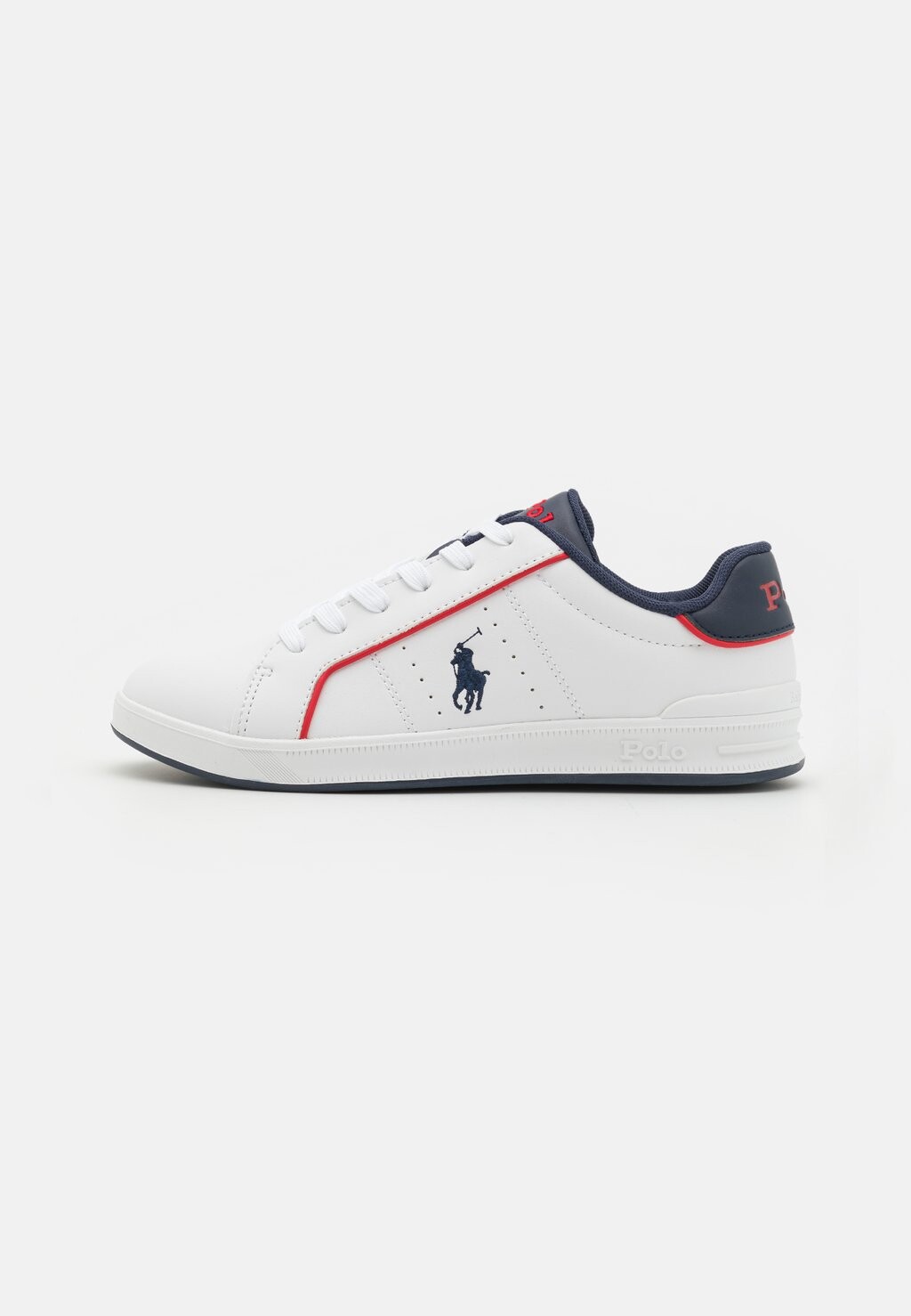 Кроссовки низкие HERITAGE COURT III UNISEX Polo Ralph Lauren, цвет white smooth/navy