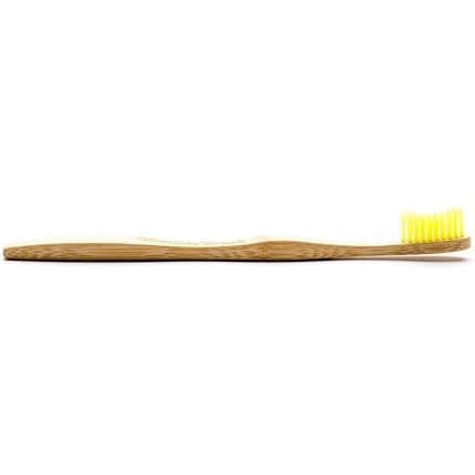 Детская зубная щетка Humble Co. Bamboo с желтой ультрамягкой щетиной, одобрена стоматологами, The Humble Co