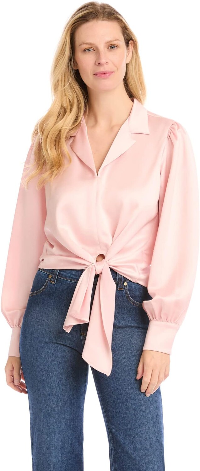 

Блуза Karen Kane Tie Front Blouse, цвет Rose