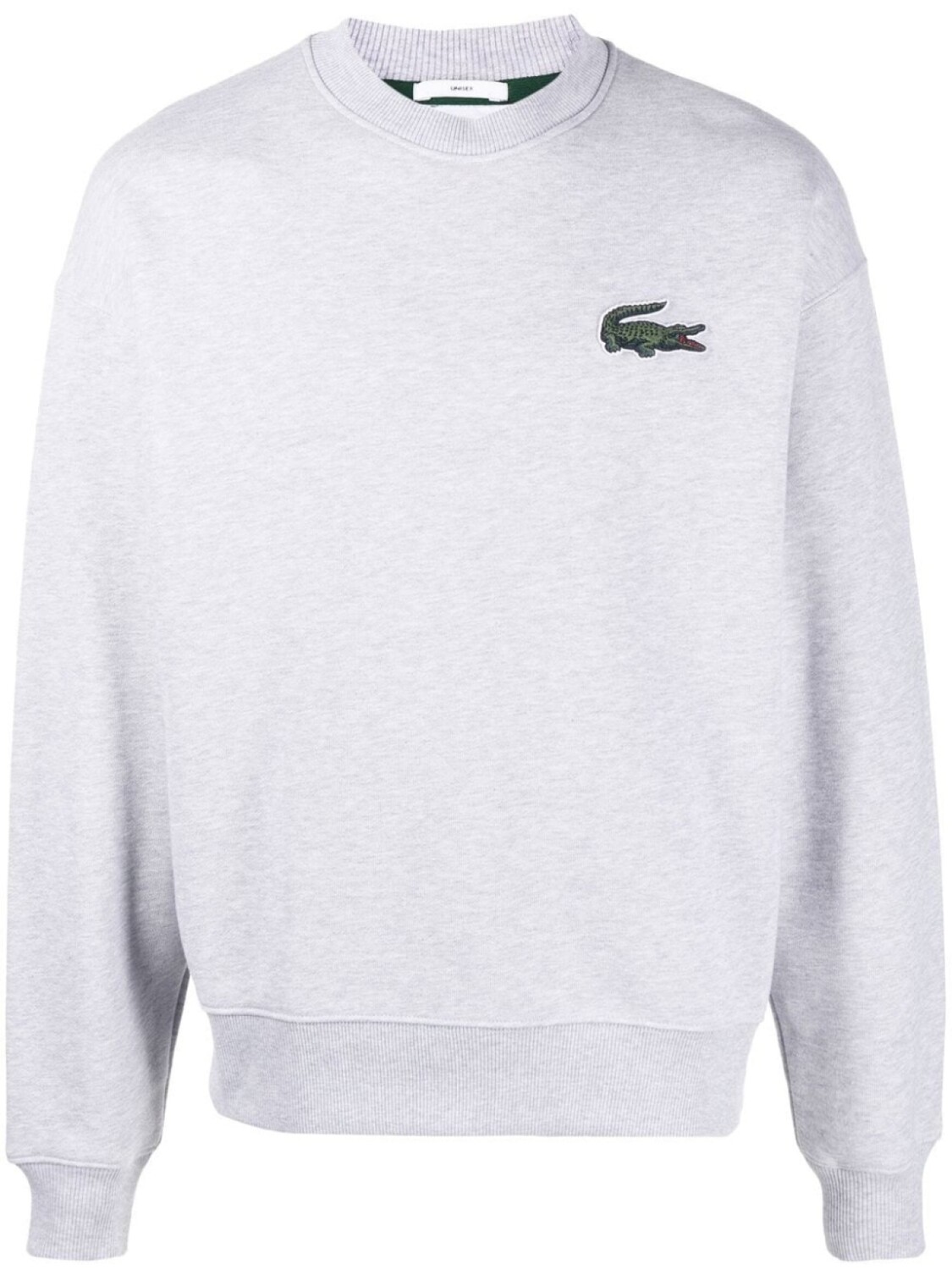

Lacoste толстовка с нашивкой-логотипом, серый