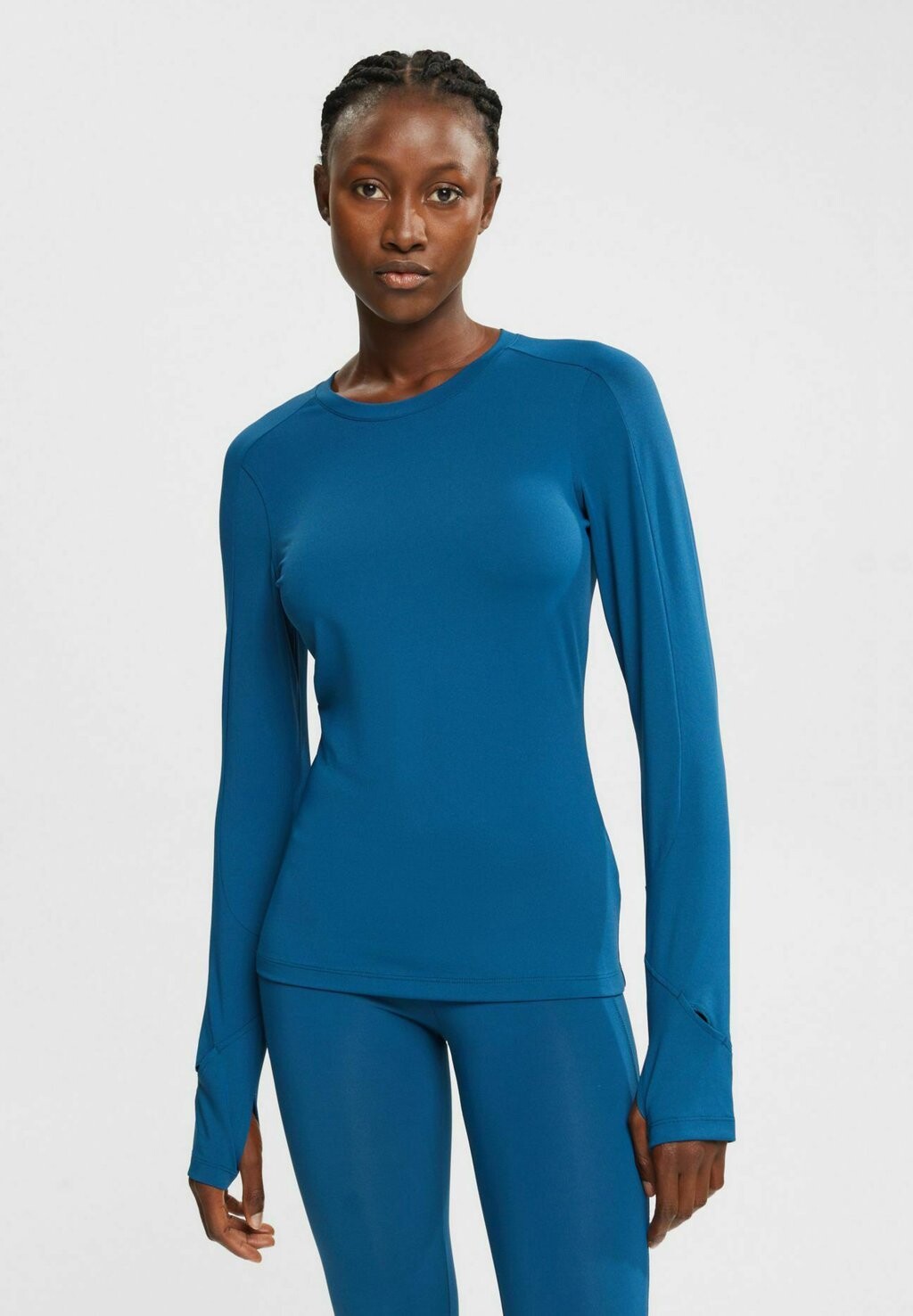 

Рубашка с длинным рукавом Esprit, синий