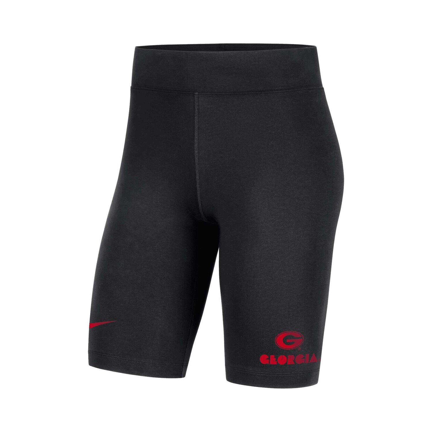 

Женские велосипедки Nike Georgia Bulldogs Essential Tri-Blend Black Nike