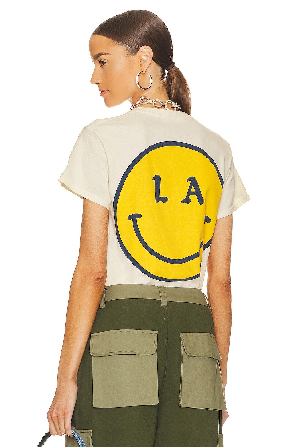 

Футболка Free & Easy Be Happy La, цвет Pale Yellow